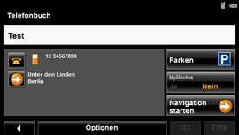NAVIGON 8410 Upgrade 8450 - Telefon und Kontakte (7410) - 2