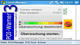 NAVIGON 8410 Upgrade 8450 - Warnung vor Gefahrenstellen - 3