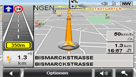 NAVIGON 8410 Upgrade 8450 - Warnung vor Gefahrenstellen - 4