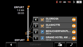 NAVIGON 8410 Upgrade 8450 - Ziele entlang und um der Route - 3