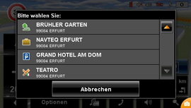NAVIGON 8410 Upgrade 8450 - Ziele entlang und um der Route - 4