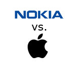 Der Streit geht in eine weitere Runde. Apple fordert Verkaufsstopp für Nokia-Handys...
