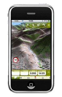 Outdoor-Software TwoNav fürs iPhone ist ab sofort im AppStore erhältlich...