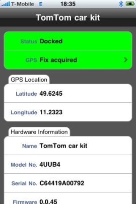 TomTom car kit für iPhone - GPS-Empfang - 1