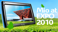 Mio Technology wird zur Expo 2010 in Shanghai GPS-Geräte verleihen und mit einem Reiseführer rund um die Weltaustellung führen...