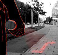 Münchner Design-Studio entwickelt Konzept über eine Navi-Taschenlampe für Fußgänger...