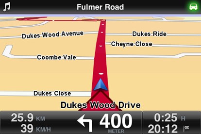 TomTom für iPhone - Kartendarstellung - 1