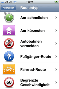 TomTom für iPhone - Routenprofil - 1