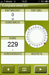 TwoNav für das iPhone - Darstellung von Informationen - 2