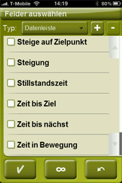 TwoNav für das iPhone - Einstellmöglichkeiten - 5