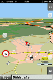 TwoNav für das iPhone - Kombination von Karten - 1