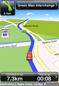 Die Navigationssoftware Destinator 9 ist für das iPhone jetzt auch mit Karten für Westeuropa erhältlich...