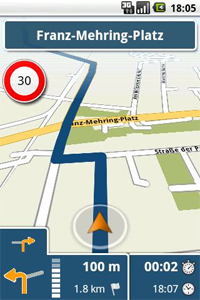 Navigationssoftware skobbler ab sofort kostenlos für Android Smartphones im Android Market erhältlich...