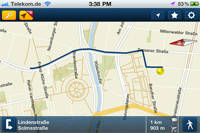 Konkurrenz für Google Maps auf dem iPhone aus dem Hause skobbler...