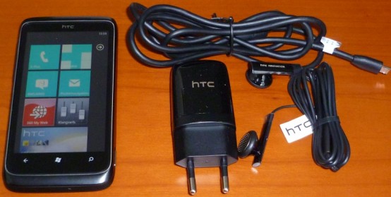 HTC 7 Trophy: Eine Trophäe für Gamer - Ausstattung   Zubehör - 1