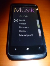 HTC 7 Trophy: Eine Trophäe für Gamer - Bedienung - 3