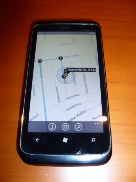 HTC 7 Trophy: Eine Trophäe für Gamer - Bing Maps ?Navigation?: - 1