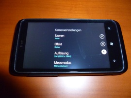 HTC 7 Trophy: Eine Trophäe für Gamer -
Kamera - 1