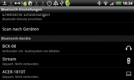 HTC Desire HD (Ace): Objekt der Begierde - 
Bluetooth - 1
