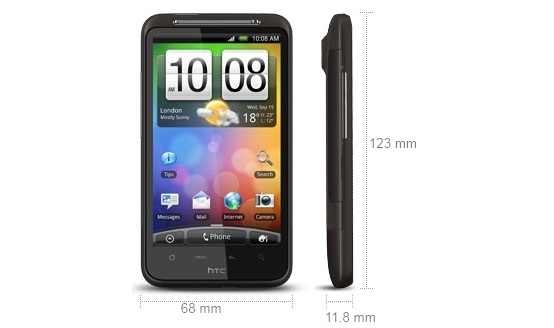 HTC Desire HD (Ace): Objekt der Begierde - Technische Daten - 1