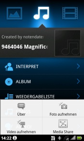 Acer Stream: Wolf im Schafspelz -<br />
Media-Player, Dolby Mobile und weitere Multimediasoftware - 1