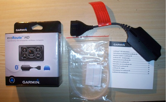 Garmin ecoRoutes HD-Adapter - Technische Ausstattung und Verpackungsinhalt - 1