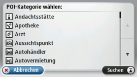 TomTom GO LIVE 1000 - POIs, LBS-Dienste - 3