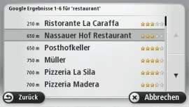 TomTom GO LIVE 1000 - POIs, LBS-Dienste - 4