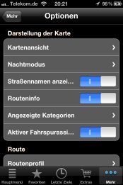 NAVIGON Truck und Camper Navigation fürs iPhone - Bedienung: - 2