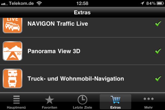 NAVIGON Truck und Camper Navigation fürs iPhone - Einleitung: - 1