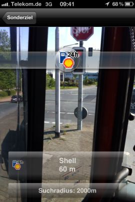 NAVIGON Truck und Camper Navigation fürs iPhone - NAVIGON Reality Scanner: - 1