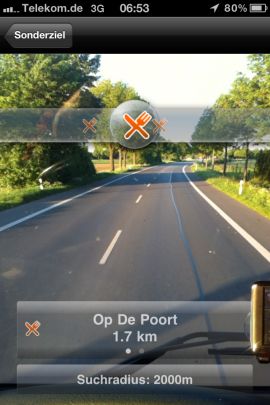 NAVIGON Truck und Camper Navigation fürs iPhone - NAVIGON Reality Scanner: - 2