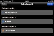 NAVIGON Truck und Camper Navigation fürs iPhone - POIs und LBS-Dienste - 1