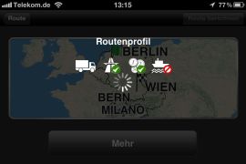 NAVIGON Truck und Camper Navigation fürs iPhone - Routing: - 2