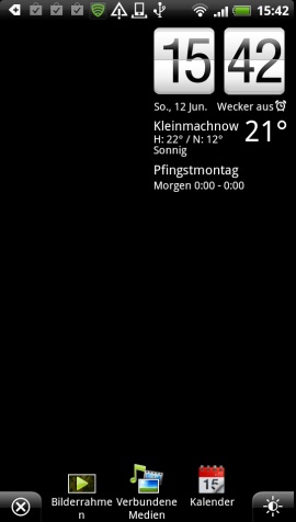 HTC Sensation - Smartphone mit Gefühl - Dockmodus - 1