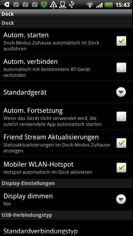 HTC Sensation - Smartphone mit Gefühl - Dockmodus - 2