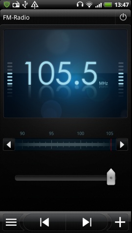 HTC Sensation - Smartphone mit Gefühl - 
FM-Radio - 1