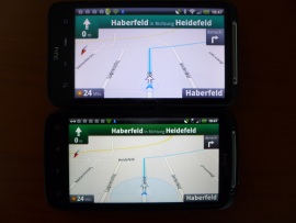 HTC Sensation - Smartphone mit Gefühl -
Google Maps Navigation - 2
