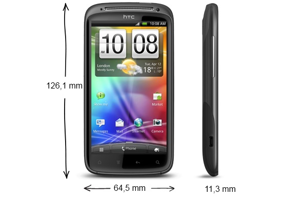 HTC Sensation - Smartphone mit Gefühl - Technische Daten - 1
