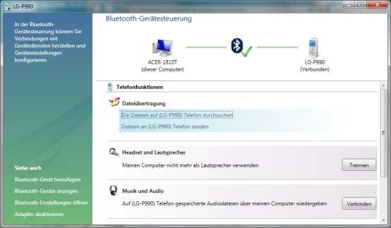 LG P990 Optimus Speed  der Preis-/Leistungs-Champion - Bluetooth - 1
