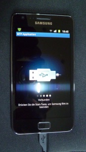 Samsung Galaxy SII  galaktisches Erlebnis - Synchronisierung II - 1