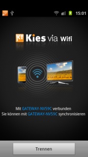 Samsung Galaxy SII  galaktisches Erlebnis - Synchronisierung II - 2