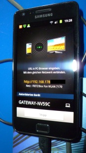 Samsung Galaxy SII  galaktisches Erlebnis - Synchronisierung II - 3