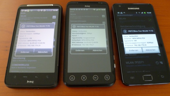 Samsung Galaxy SII  galaktisches Erlebnis -<br />
WiFi/WLAN - 1