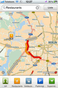 Die iPhone App für die TomTom Places Sonderzielsuche ist ab sofort kostenlos im App Store verfügbar...