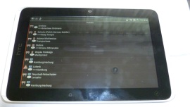 HTC Flyer - Die Rückkehr des Notizbuches - NAVIGON MobileNavigator 3.6 - 3