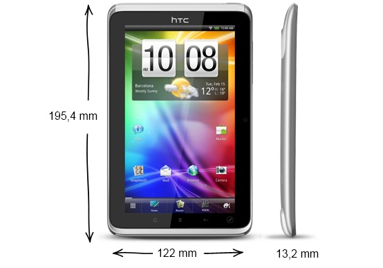 HTC Flyer - Die Rückkehr des Notizbuches - Technische Daten - 1