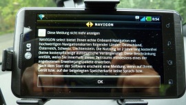 3D-Mania - LG Optimus 3D vs. HTC Evo 3D -  Navigation mit Navigon MobileNavigator 3.6 - 1