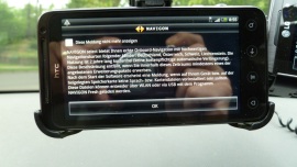 3D-Mania - LG Optimus 3D vs. HTC Evo 3D -  Navigation mit Navigon MobileNavigator 3.6 - 2