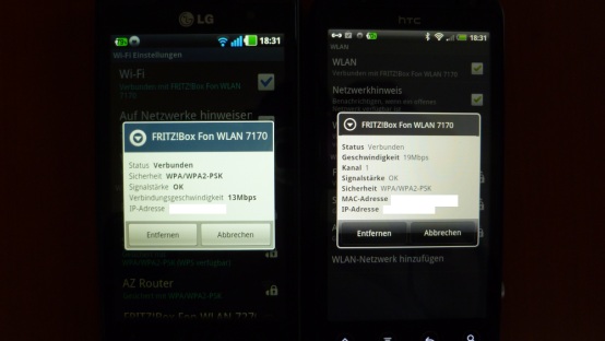 3D-Mania - LG Optimus 3D vs. HTC Evo 3D -  WiFi/WLAN - 1